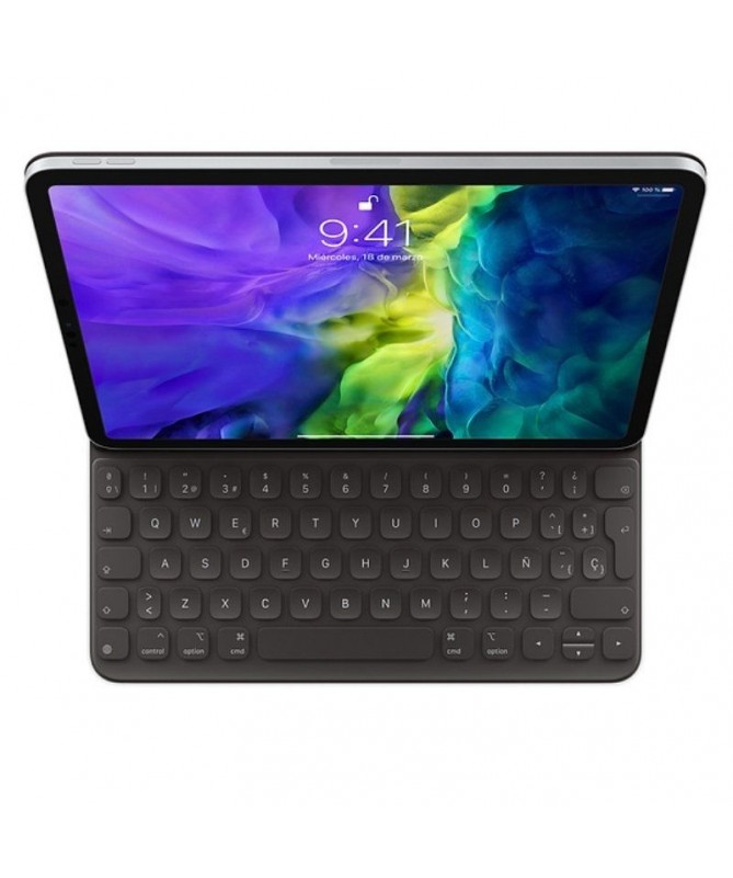 pbrEl Smart Keyboard Folio para el iPad Pro de 11 pulgadas es un teclado de tamano estandar cuando lo necesitas y una elegante pbrEl Smart Keyboard Folio para el iPad Pro de 11 pulgadas es un teclado de tamano estandar cuando lo necesitas y una elegante