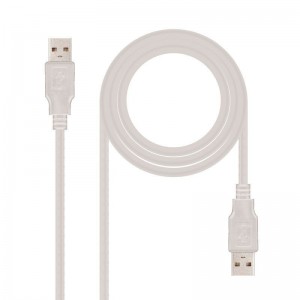 pCable USB 20 con conector tipo A macho en los dos extremosbrul li h2Especificacion h2 li liLongitud 10 metros li liColor Beige