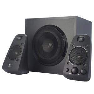 pLogitech Speaker System Z623 ofrece 200 vatios RMS de potencia en un sistema con certificacion THX sonido impactante Dispone d