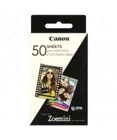 Combina el papel fotografico ZINK8482 con la impresora Canon Zoemini para transformar las instantaneas de tu telefono movil y t