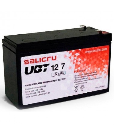 Las baterias de la serie UBT de Salicru son sistemas recargables de plomo dioxido de plomo El electrolito de acido sulfurico se