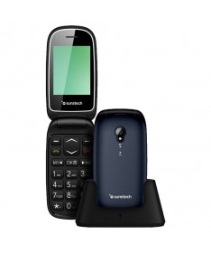 pTelefono movil compacto de diseno elegante y teclas grandes que facilitan su uso Con tecnologia GSM 850 900 1800 1900 pantalla