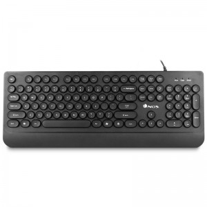 pNGS Dot es un teclado con conexion USB que cuenta con unas originales teclas circulares dotandolo de gran personalidadbrbrul l