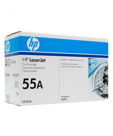 PLos cartuchos de impresion en negro HP LaserJet CE255A producen un promedio de 6000 paginas estandar perfectos para la impresi