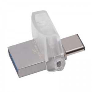 DataTraveler microDuo 3C tiene una interfaz doble que funciona tanto con los puertos USB estandares como con los de USB Type C 