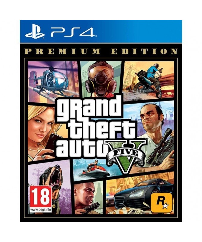 pGrand Theft Auto V Premium Online Edition para PlayStation 4incluye la experiencia completa de la historia de Grand Theft Auto