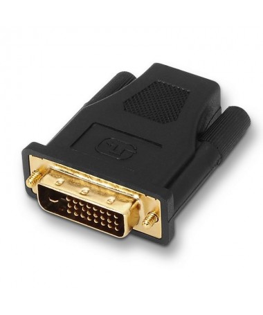 pul liAdaptador DVI a HDMI con conector DVI tipo 241 macho en un extremo y HDMI tipo A hembra en el otro li liConector HDMI de 