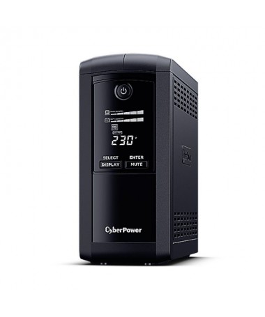 pCyberPower VP1000ELCD ofrece a los usuarios domesticos y de oficina un respaldo de bateria confiable y protege las PC de ofici