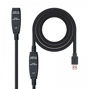 pCable USB 30 prolongador con amplificador tipo A M A H 15 mbrul liCable prolongador USB 30 con conector tipo A macho en un ext