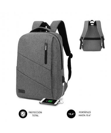 pLa mochila para portatil Subblim City Backpack de 1568221 resulta imprescindible en todos tus viajes o desplazamientos Facilit