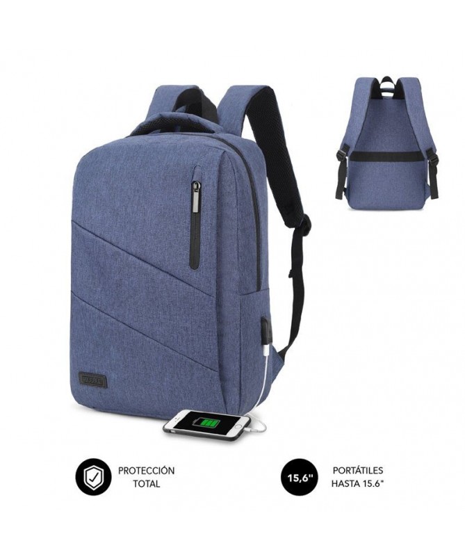 pLa mochila para portatil Subblim City Backpack de 1568221 resulta imprescindible en todos tus viajes o desplazamientos Facilit