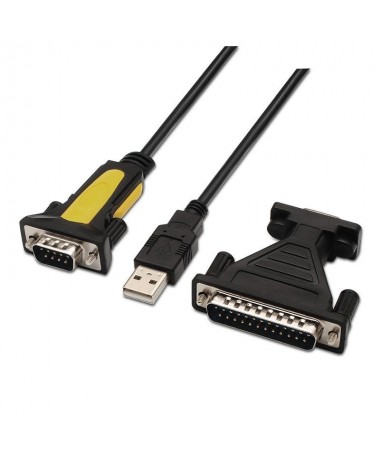 pul liAdaptador USB a Serie para impresoras o cualquier otro dispositivo con interfaz serie li liEl cable lleva conector USB ti