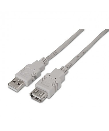 p pul liCable USB 20 con conector tipo A macho en un extremo y A hembra en el otro li liLongitud 18 metros li liColor Beige li 