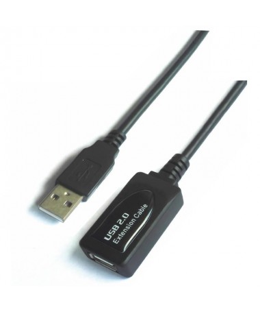 pAISENS 8211 Cable Extension USB 20 prolongador con amplificador tipo A Macho a tipo A Hembra 50 metros con chipset avanzado pa