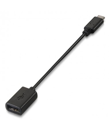 pAISENS 8211 Cable USB 20 3A con conector tipo USB C macho en un extremo y tipo A hembra en el otro Color negro y longitud de 1