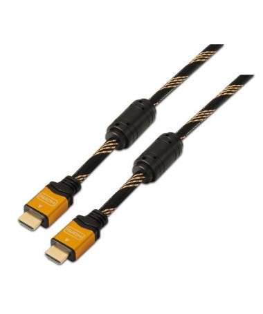 pul liCable HDMI alta velocidad con Ethernet V14 con conector tipo A macho en ambos extremos Doble ferrita para evitar perdidas