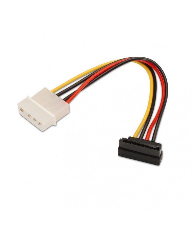 pul liConector molex 4 pin macho en un extremo y conector sata alimentacion acodado hembra en otro li liIdeal para convertir un pul liConector molex 4 pin macho en un extremo y conector sata alimentacion acodado hembra en otro li liIdeal para convertir un