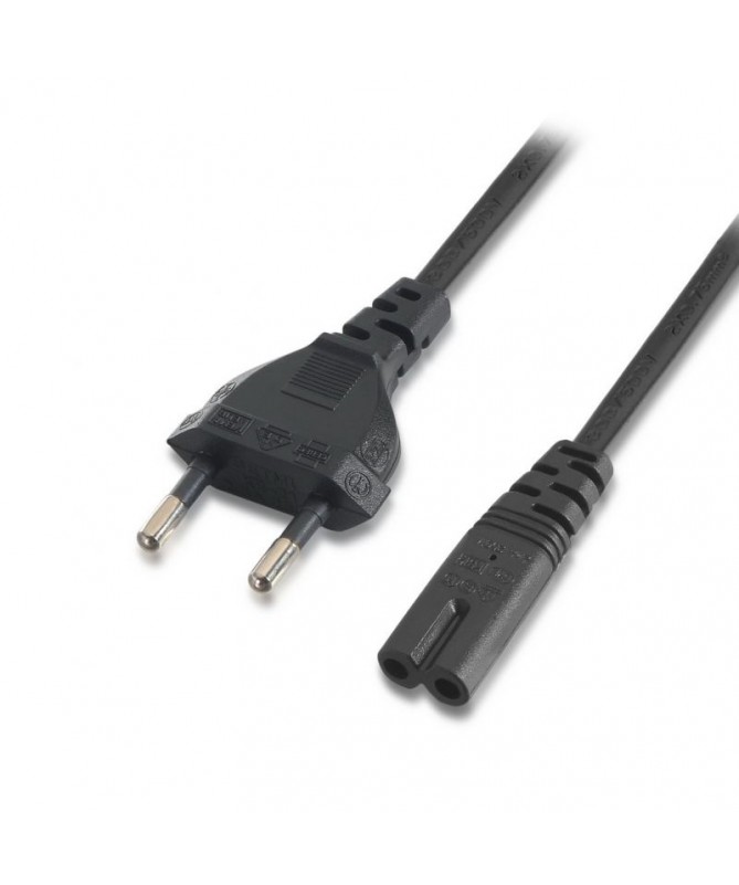 pul li Cable alimentacion de forma 8 para cargador portatiles dispositivos AV etc Fabricado con conductor 100 cobre de AWG18 pa pul li Cable alimentacion de forma 8 para cargador portatiles dispositivos AV etc Fabricado con conductor 100 cobre de AWG18 pa