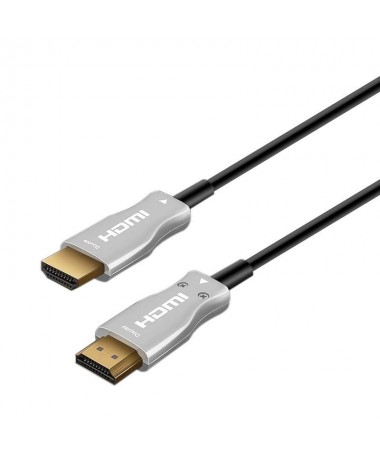 ULLICable HDMI V20 AOC premium alta velocidad con Ethernet con conector tipo A macho en ambos extremos LILIFabricado con una me