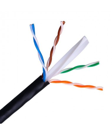 pul liBobina cable de red CAT6 UTP AWG24 rigido 100 cobre para uso exterior calidad garantizada li liLa capa exterior del cable