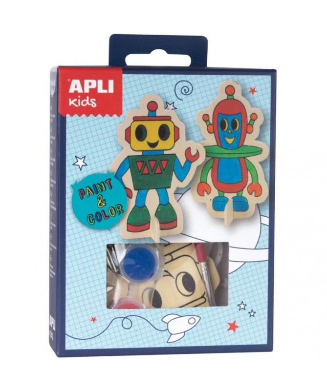 pul liMini kit de manualidades para pintar y decorar dos figuras de madera a partir del material que se incluye dentro li liEl pul liMini kit de manualidades para pintar y decorar dos figuras de madera a partir del material que se incluye dentro li liEl