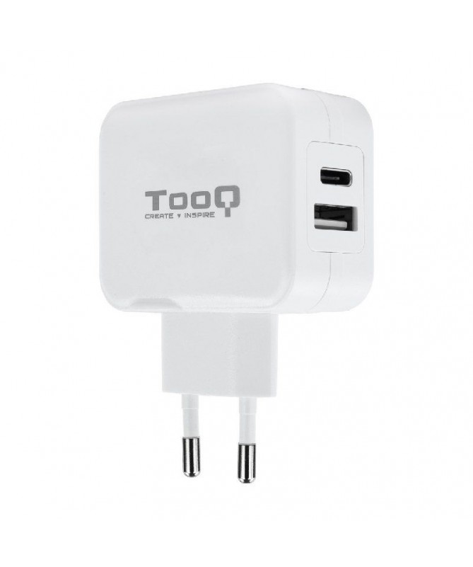 p pp pdivGracias a la salida de 27W este cargador de pared puede cargar simultaneamente dos dispositivos USB A y USB Cbr divdiv p pp pdivGracias a la salida de 27W este cargador de pared puede cargar simultaneamente dos dispositivos USB A y USB Cbr divdiv