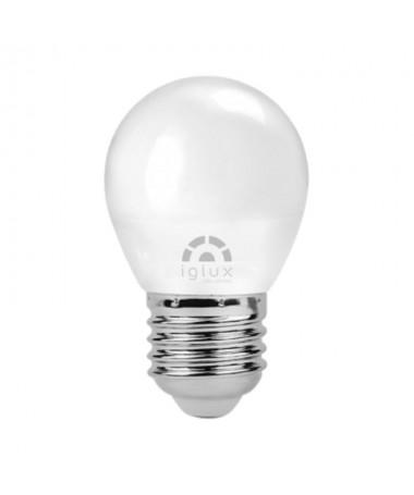 pBombilla LED miniglobo con casquillo E27 una potencia de 5W 420 lumenes brDispone de unas medidas de Ø45x80 milimetros un CRI
