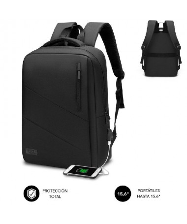 ppLa mochila para portatil Subblim City Backpack de 1568221 resulta imprescindible en todos tus viajes o desplazamientos Facili