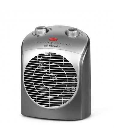 pLa compensacion de la sensacion de frio con aire caliente de forma rapida y efectiva es una ventaja de los calefactores Orbego