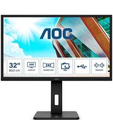 pEl AOC Q32P2CA es un monitor completo que garantiza productividad y confort a quienes pasan muchas horas frente a una pantalla