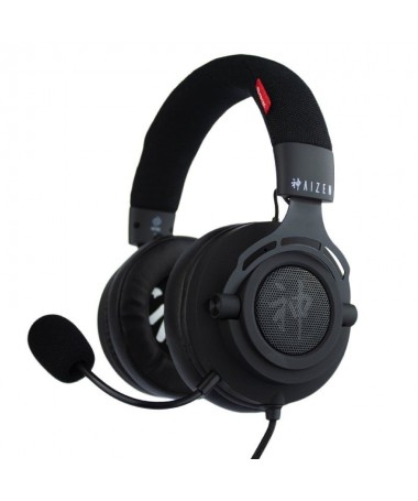 ph2GAMING HEADSET AIZEN h2pLos Headsets Aizen tienen un Sonido estereo HD con un altavoz de 50mm Su microfono flexible unidirec