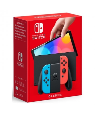 pspanConsola Nintendo Switch modelo OLED incluye una pantalla de 7 pulgadas con un marco mas finonbspLos colores intensos y el 