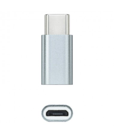 ph2Adaptador USB C a Micro USB USB C M Micro B H Aluminio Gris h2brh2Especificacion h2ul liSe utiliza para adaptar un cable con