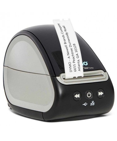 pLa impresora de etiquetas DYMO LabelWriter 550 Turbo cuenta con un exclusivo sistema Automatic Label Recognition8482 que le pe