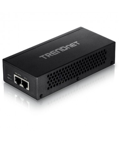 pEl inyector Gigabit Ultra PoE de TRENDnet modelo TPE 117GI combina la corriente electrica con una conexion de red gigabit para