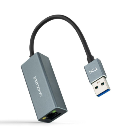 ph2Conversor USB 30 a Ethernet Gigabit 10 100 1000 Mbps Aluminio Gris 15 cm h2h2Especificaciones h2ul liConexion USB 30 retroco