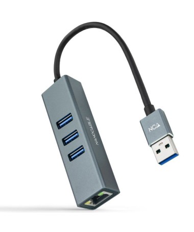 ph2Conversor USB 30 a Ethernet Gigabit 3XUSB 30 Gris 15 cm h2h2Especificaciones h2ul liPermite conectar a una salida USB 30 una