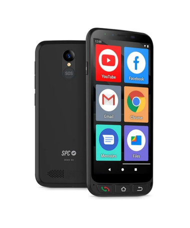 pbrh2SPC ZEUS 4G PRO h2brSmartphone para mayores con teclas fisicas modo facil y pantalla tactil de 55 Incorpora boton SOS func