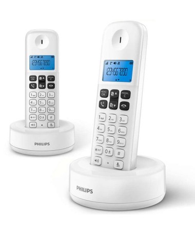 ph2Manten la sencillez h2pEl telefono inalambrico D161 de Philips ofrece funciones esenciales en un diseno nuevo y atractivo Co