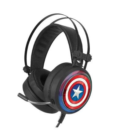 ph2Auriculares Gaming Captain America 001 Marvel Multicolor h2ul liAuriculares Gaming Profesionales li liSonido envolvente virt