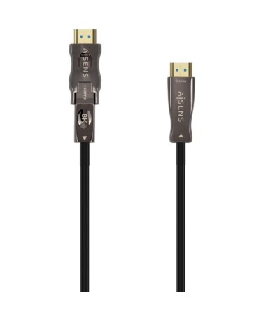 ph2AISENS 8211 Cable HDMI V21 ultra alta velocidad con Ethernet con conector tipo A macho en un extremo y conector tipo D macho