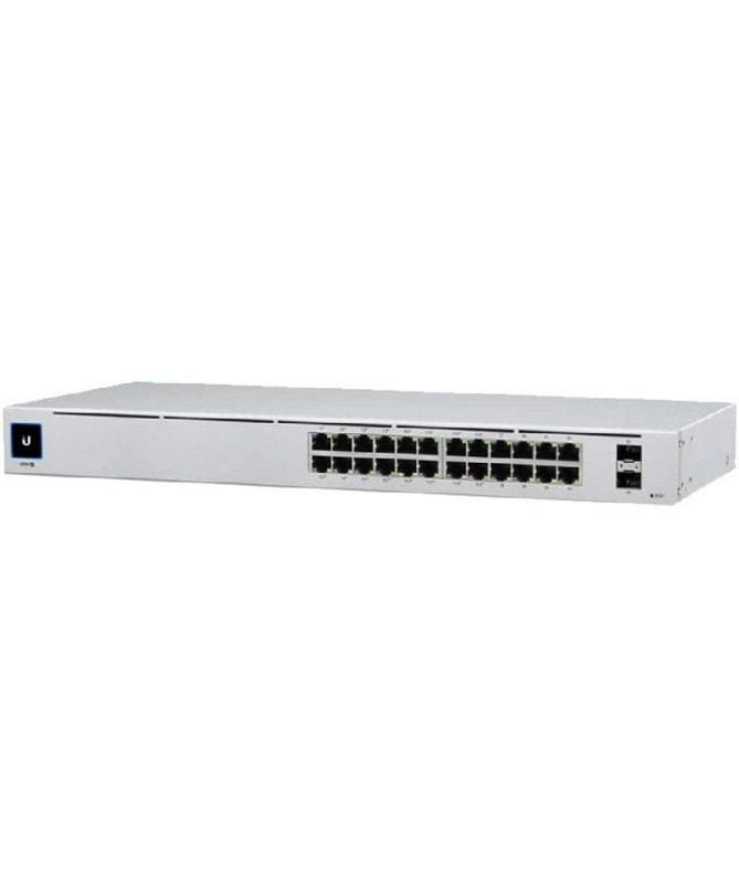 Switch PoE administrado de 24 puertos con 16 puertos PoE 8023at 8 puertos Gigabit Ethernet y 2 puertos SFP Potente conmutacion 