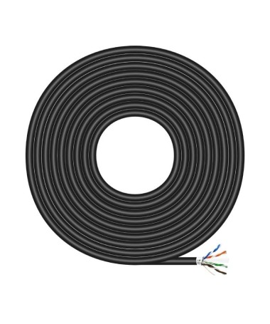 pul liBobina cable de red exterior impermeable CAT6 FTP AWG24 rigido 100 cobre calidad garantizada li liLa capa exterior del ca