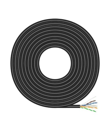 pul liBobina cable de red CAT6 UTP CCA aleacion rigido para uso exterior calidad garantizada li liLa capa exterior del cable es