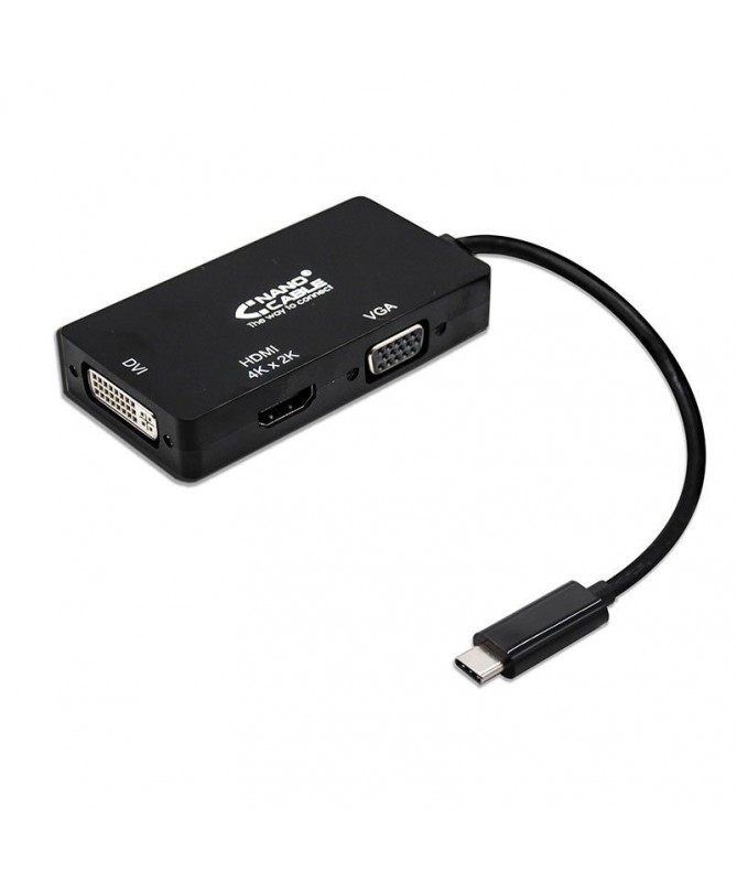 pPermite transmitir senales de una fuente USB C Modo alternativo o Thunderbolt 3 a una pantalla VGA DVI o HDMIbrCompatible con pPermite transmitir senales de una fuente USB C Modo alternativo o Thunderbolt 3 a una pantalla VGA DVI o HDMIbrCompatible con