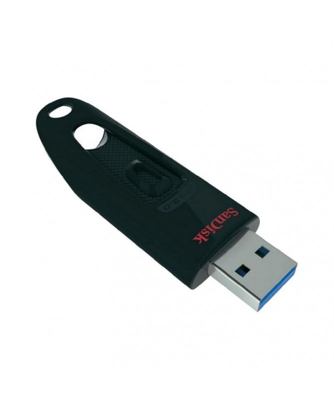 pEl SanDisk Ultra Flash Drive USB 30 combina altas velocidades de datos y gran capacidad de almacenamiento en un pendrive compa