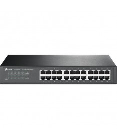 pEl conmutador de sobremesa rack TL SG1024D Gigabit de 24 puertosle facilita la transicion a Gigabit Ethernet Todos lospuertos 