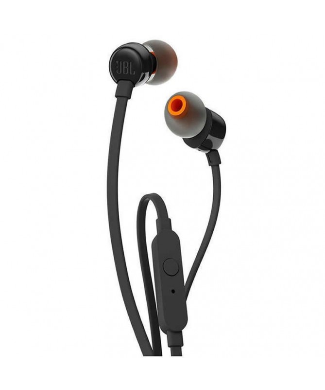 pLos auriculares intrauditivos JBL T110 son ligeros comodos y compactos Bajo la resistente carcasa del auricular un par de cont pLos auriculares intrauditivos JBL T110 son ligeros comodos y compactos Bajo la resistente carcasa del auricular un par de cont