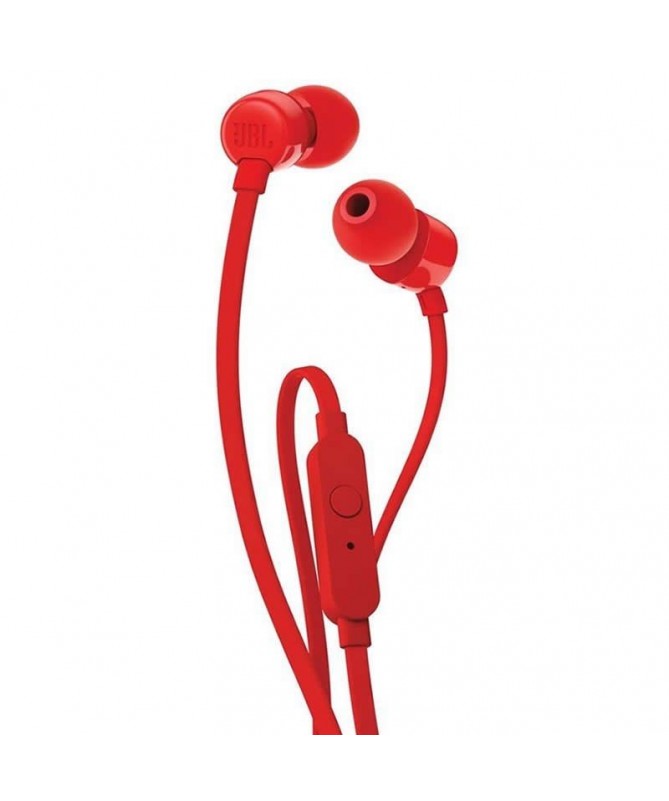 pLos auriculares intrauditivos JBL T110 son ligeros comodos y compactos Bajo la resistente carcasa del auricular un par de cont pLos auriculares intrauditivos JBL T110 son ligeros comodos y compactos Bajo la resistente carcasa del auricular un par de cont