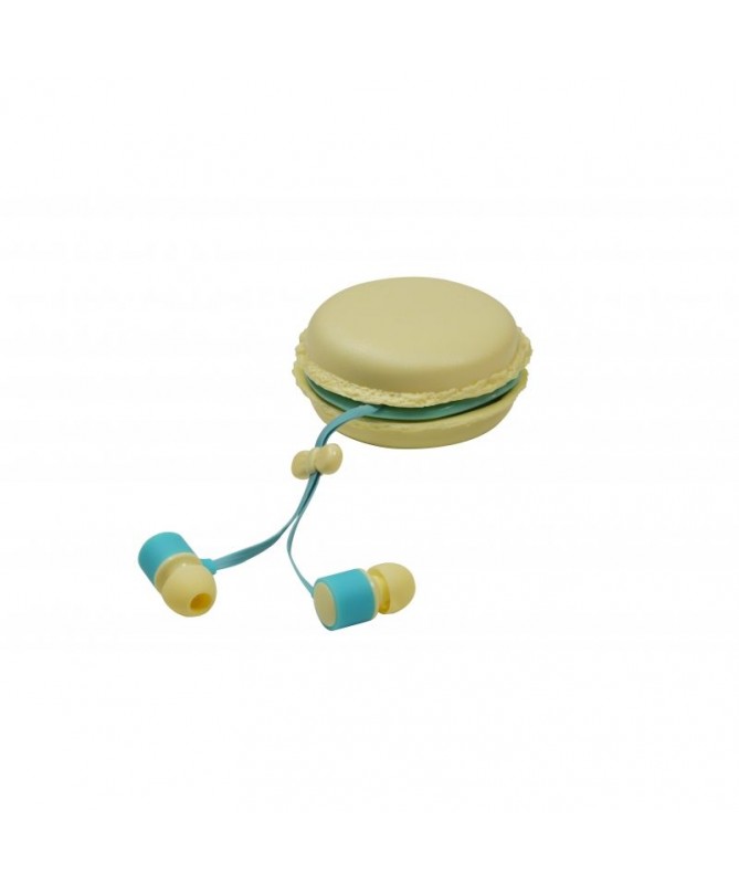 pAuriculares divertidos que podras guardar comodamente en una cajita con forma de macaron Atractivos colores Incluye un tope en pAuriculares divertidos que podras guardar comodamente en una cajita con forma de macaron Atractivos colores Incluye un tope en